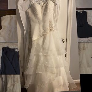 Organza Trumpet Wedding Dress